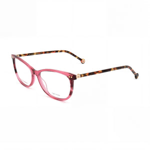Carolina Herrera Her 0213 Pink Rectangle Eyeglasses for Women, Light Acetate frame
