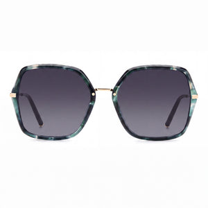 Carolina Herrera HER 0217/S Square Sunglasses for Women — front view, Metal frame