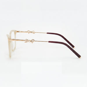 Carolina Herrera HER 0218 Square Eyeglasses for Women — front view, Ecological Oil