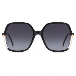 Carolina Herrera HER 0244/S Square Sunglasses for Women — front view, Light Acetate frame