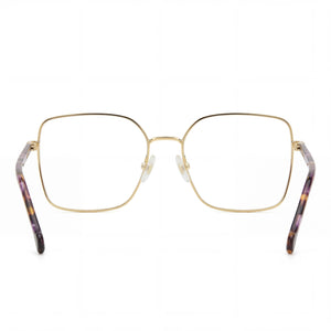 Carolina Herrera HER 0248 Square Eyeglasses for Women — interior view, Plastic demo lenses