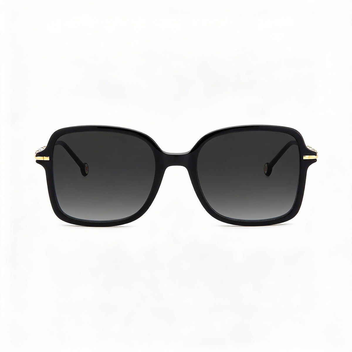 Carolina Herrera HER 0101/S Black Square Sunglasses for Women, 55mm, Photo 2
