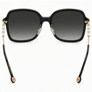 Carolina Herrera HER 0101/S Square Sunglasses for Women — interior view, Non-Polarized lens detail