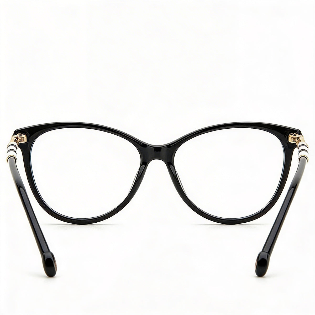 Carolina Herrera Modern Black Rectangle Eyeglasses for Women, 55mm, Photo 4
