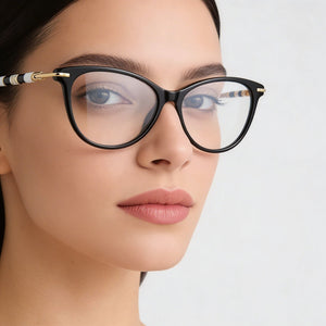 Carolina Herrera Modern Black Eyeglasses Women — lifestyle wear, library reading and research hours