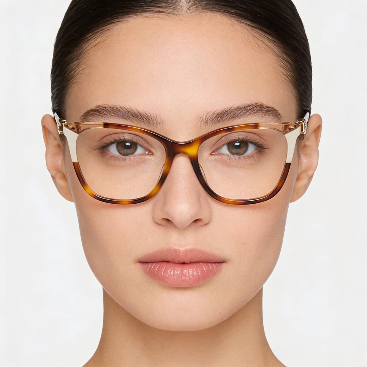 Carolina Herrera Modern Havana Cat Eye Eyeglasses for Women, 53mm, Photo 5