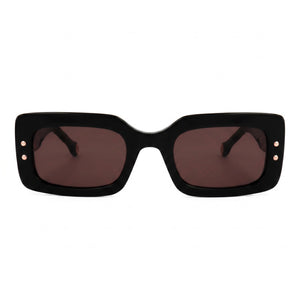 Carolina Herrera Seasonal Rectangle Sunglasses for Women — front view, Plastic frame