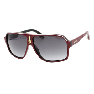 Carrera 1001/S Red Aviator Sunglasses Unisex, Dark Grey lens