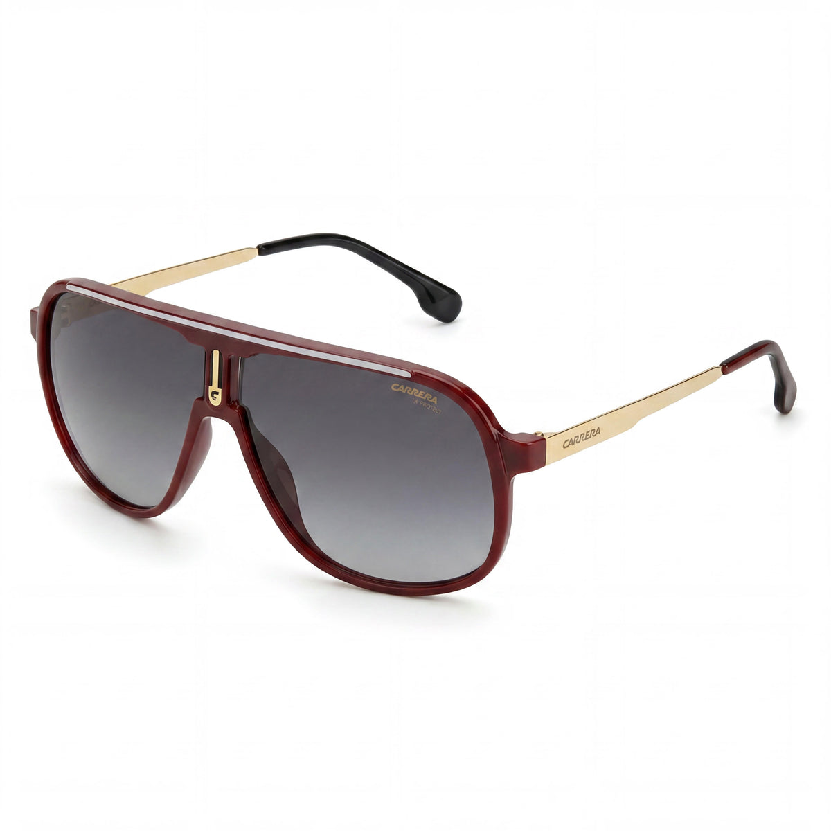 Gafas de sol aviador unisex Carrera 1007/S doradas y rojas, 62mm, Photo 1