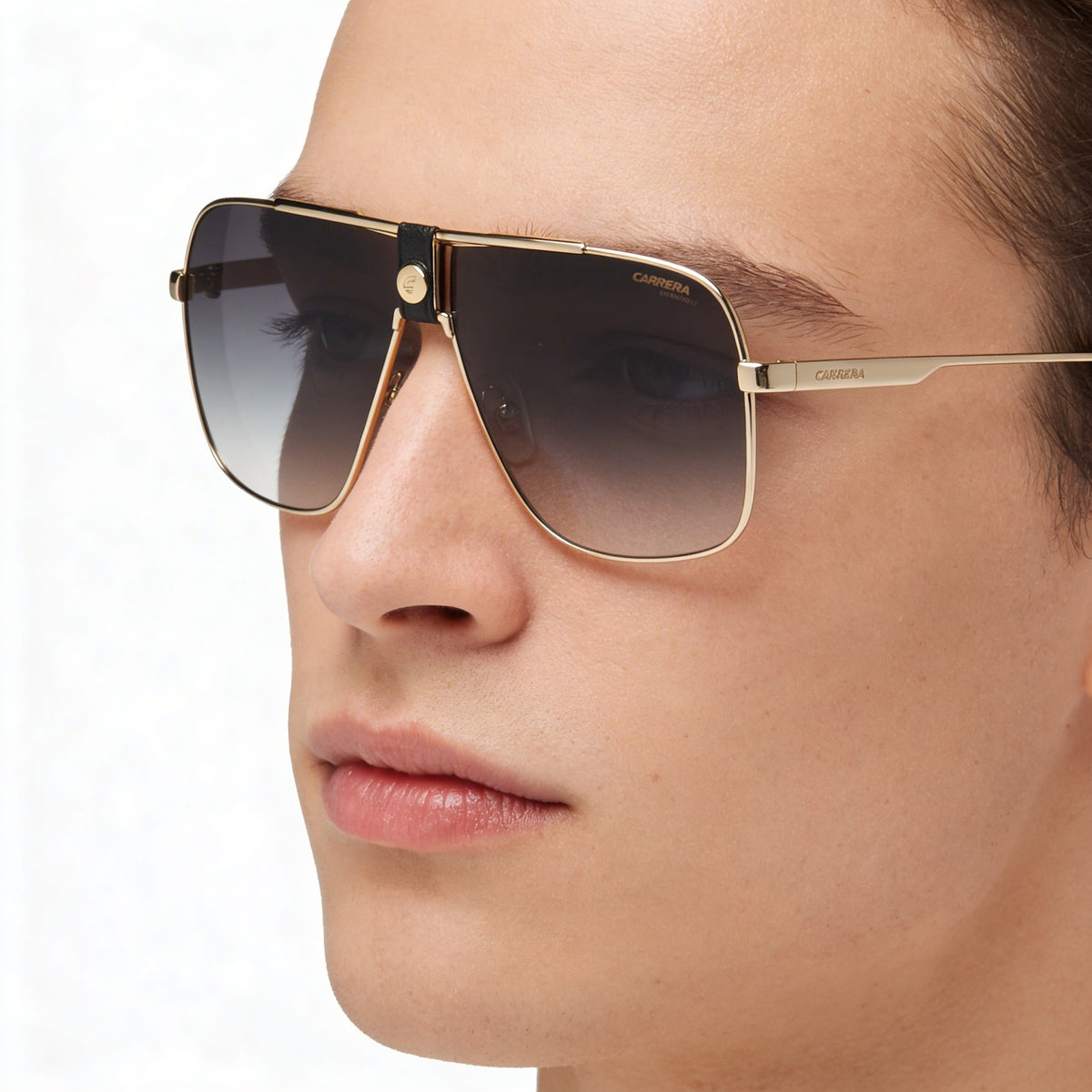 Gafas de sol Carrera 1018/S Navigator negro y dorado, unisex, 63 mm, Photo 3