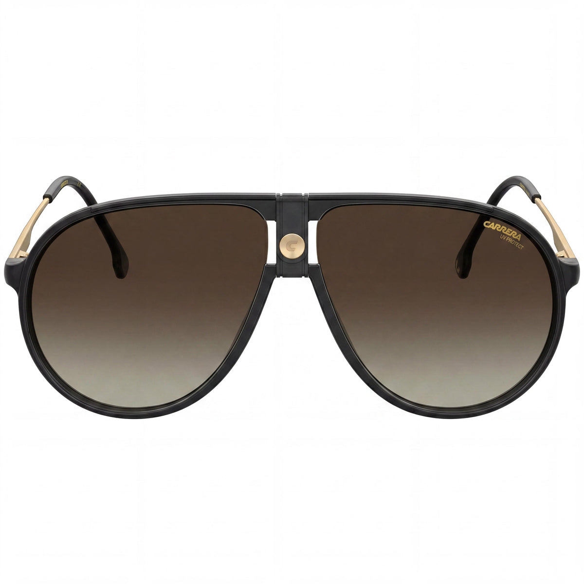 Carrera 1034/S Black/Brown Gradient Aviator Sunglasses Unisex, Photo 2