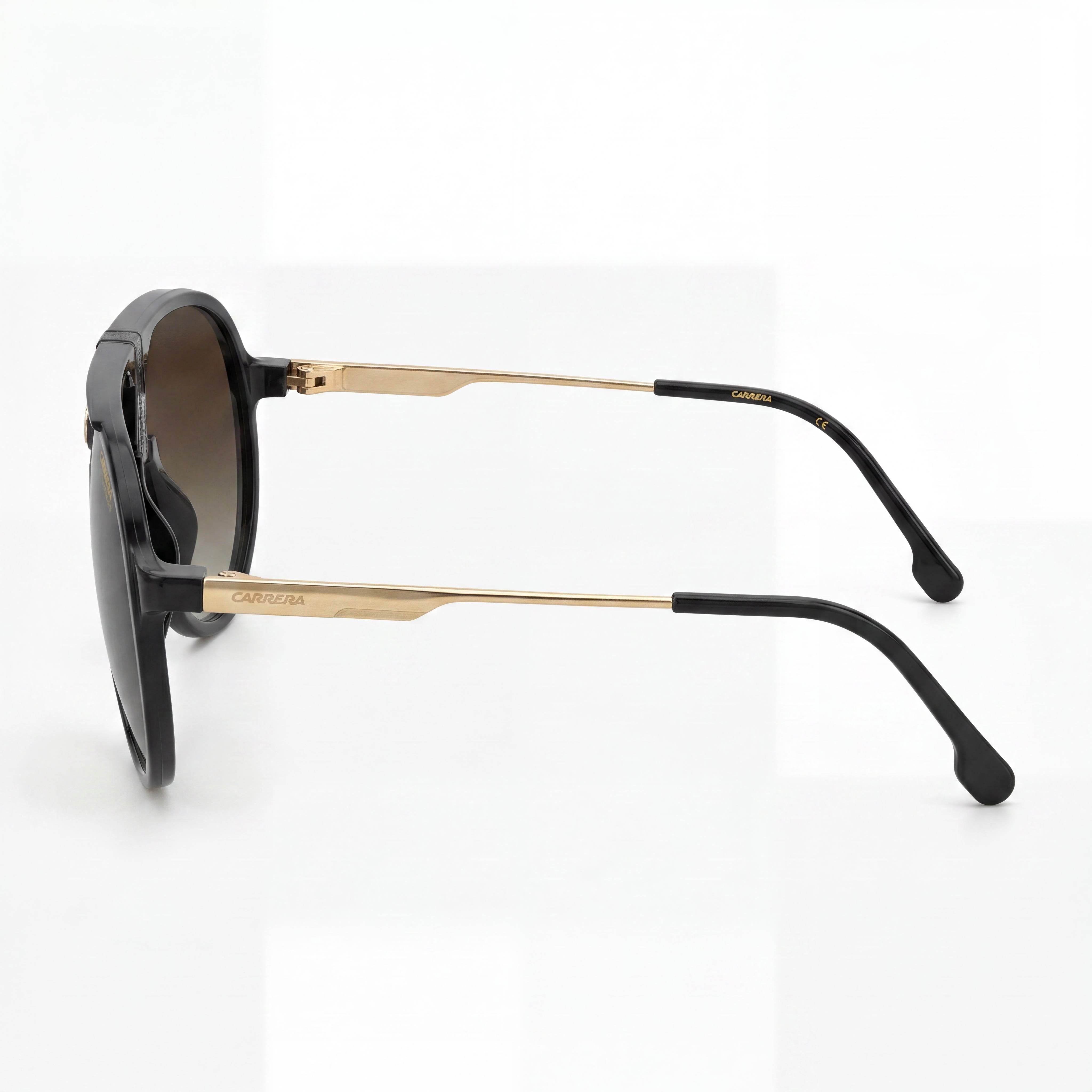 Gafas de sol unisex Carrera 1034/S de poliamida negra con degradado marrón, lentes UV no polarizadas con degradado marrón de 140 mm, Photo 3