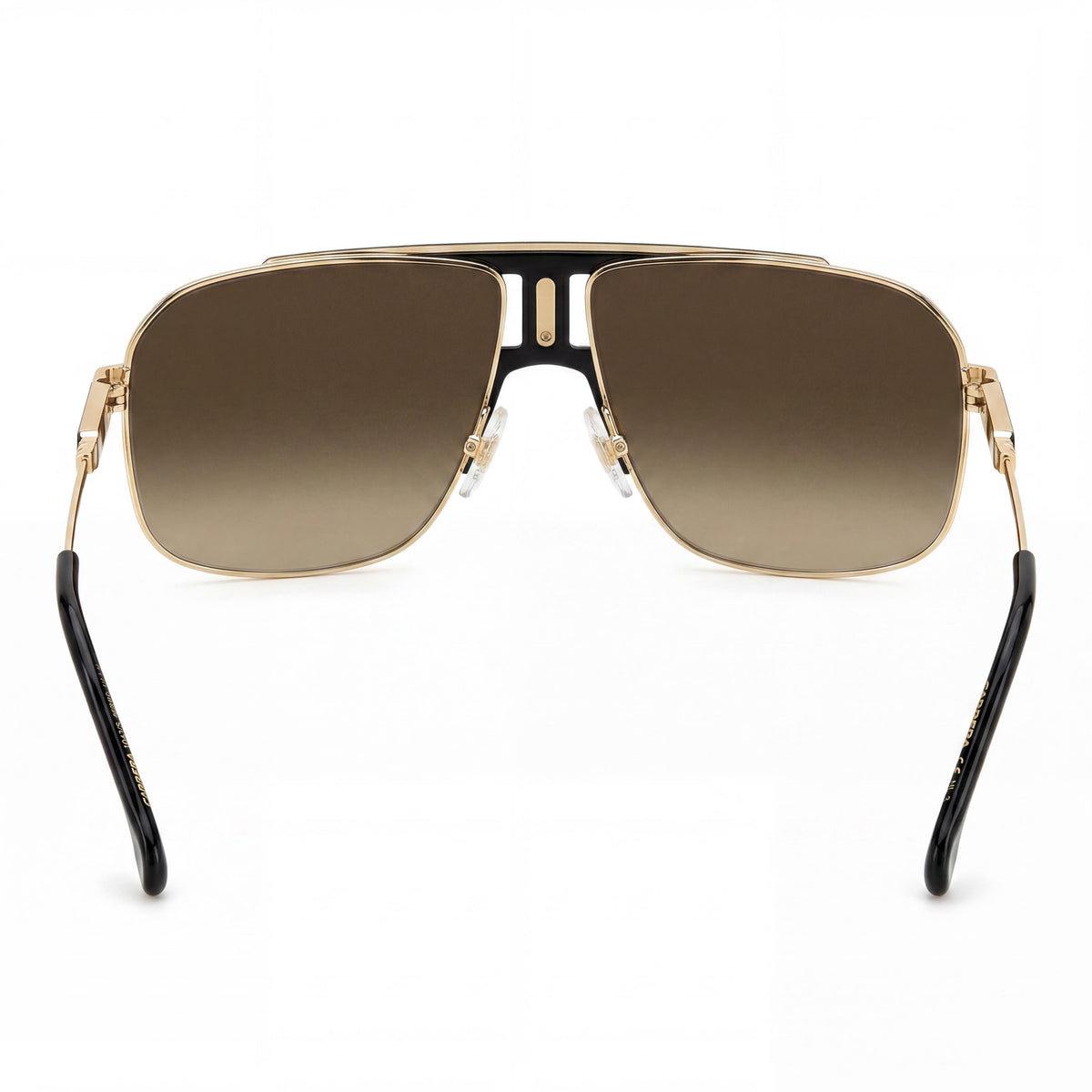 Gafas de sol Carrera 1043/S para hombre, color negro dorado, lentes en marrón degradado, 65 mm, Photo 4