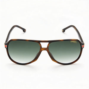 Carrera 1045/S Aviator Sunglasses Unisex — side view, Non-Polarized Green Gradient lens