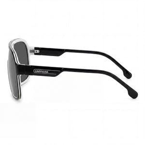 Carrera 1046/S Aviator Sunglasses Unisex — side view, Non-Polarized Black lens