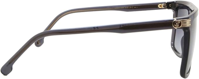 Carrera 1048/S 0KB7/9O Rectangle Sunglasses Unisex — side view, Non-Polarized Grey Gradient lens