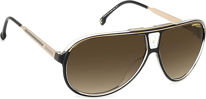 Carrera 1050/S 2M2 Aviator Sunglasses Unisex — side view, Brown Gradient lens