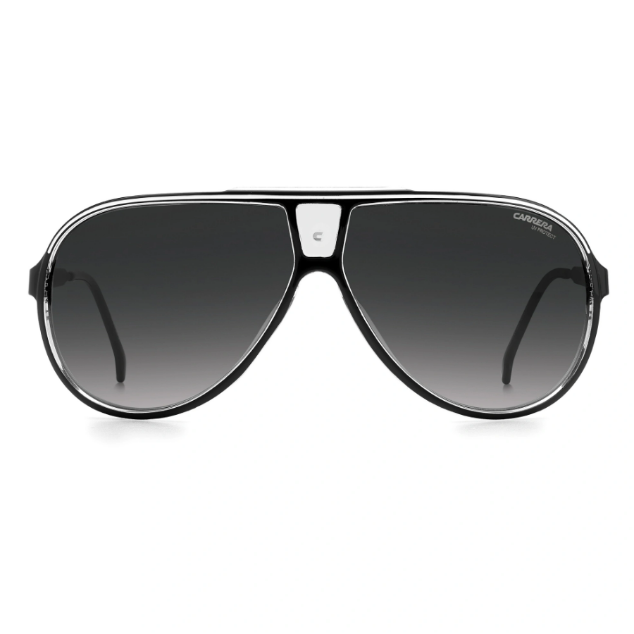 Carrera 1050/S 80S Aviator Sunglasses Men — side view, Non-polarized Gradient Dark Grey Gradient lens
