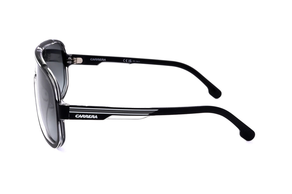 Carrera 1058/S 80S Square Sunglasses for Men — side view, Gray lens