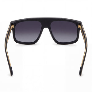 Carrera 1061/S Rectangle Sunglasses Unisex — side view, Non-Polarized Grey Shaded lens