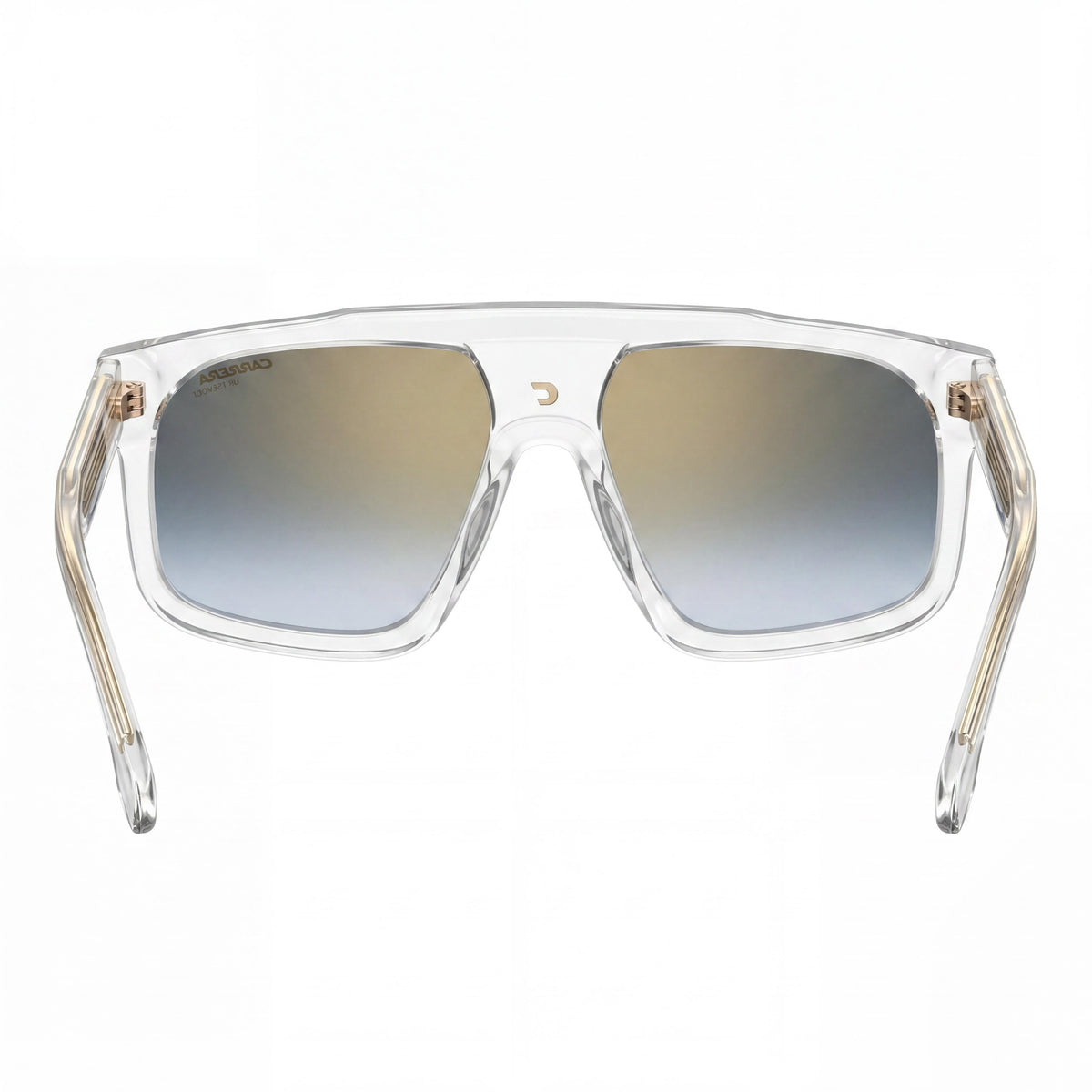 Carrera 1061/S Crystal/Blue Shaded Gold Mirror Sunglasses Unisex, 59mm, Photo 4