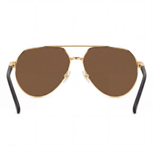 Carrera 1067/S Aviator Sunglasses Women — side view, Polarized Gold lens