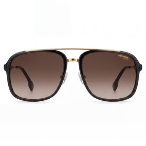 Carrera 133/S Square Sunglasses Unisex — front view, Acetate, Metal frame