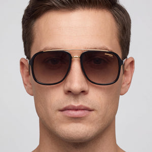 Carrera 133/S Square Sunglasses Unisex — interior view, Non-Polarized lens detail