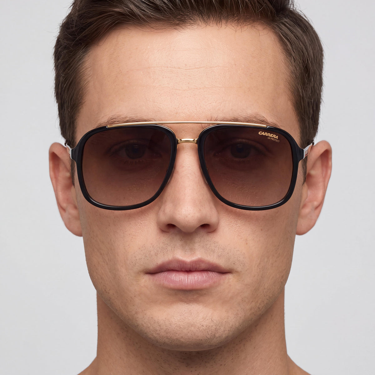 Carrera 133/S Black Gold/Brown Gradient Sunglasses Unisex, 57mm, Photo 4