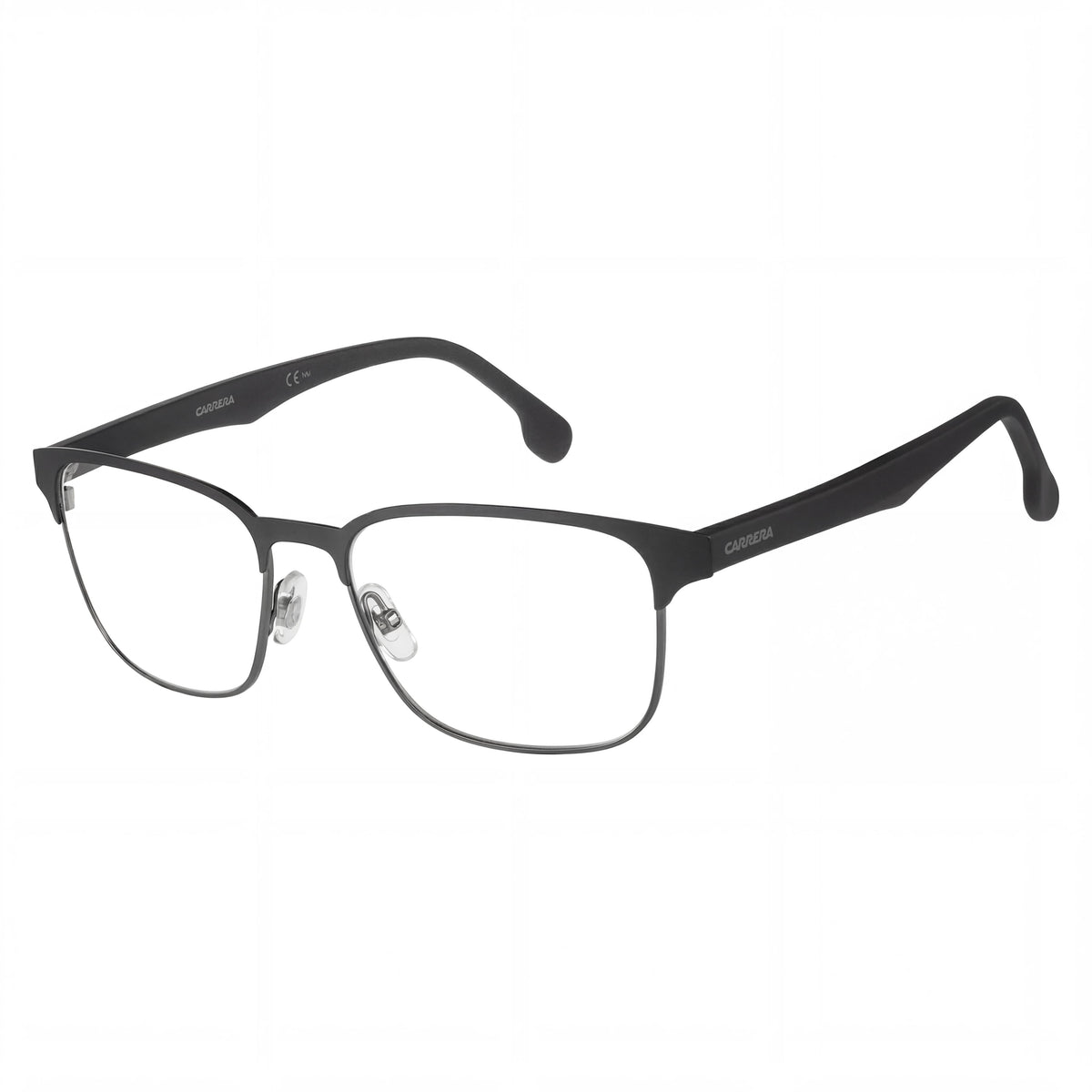 Carrera 138/V Matt Black Rectangle Eyeglasses Unisex, 54mm, Photo 1