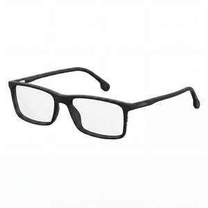 Carrera 175/N Matte Black/Gray Rectangle Eyeglasses for Men, Plastic frame