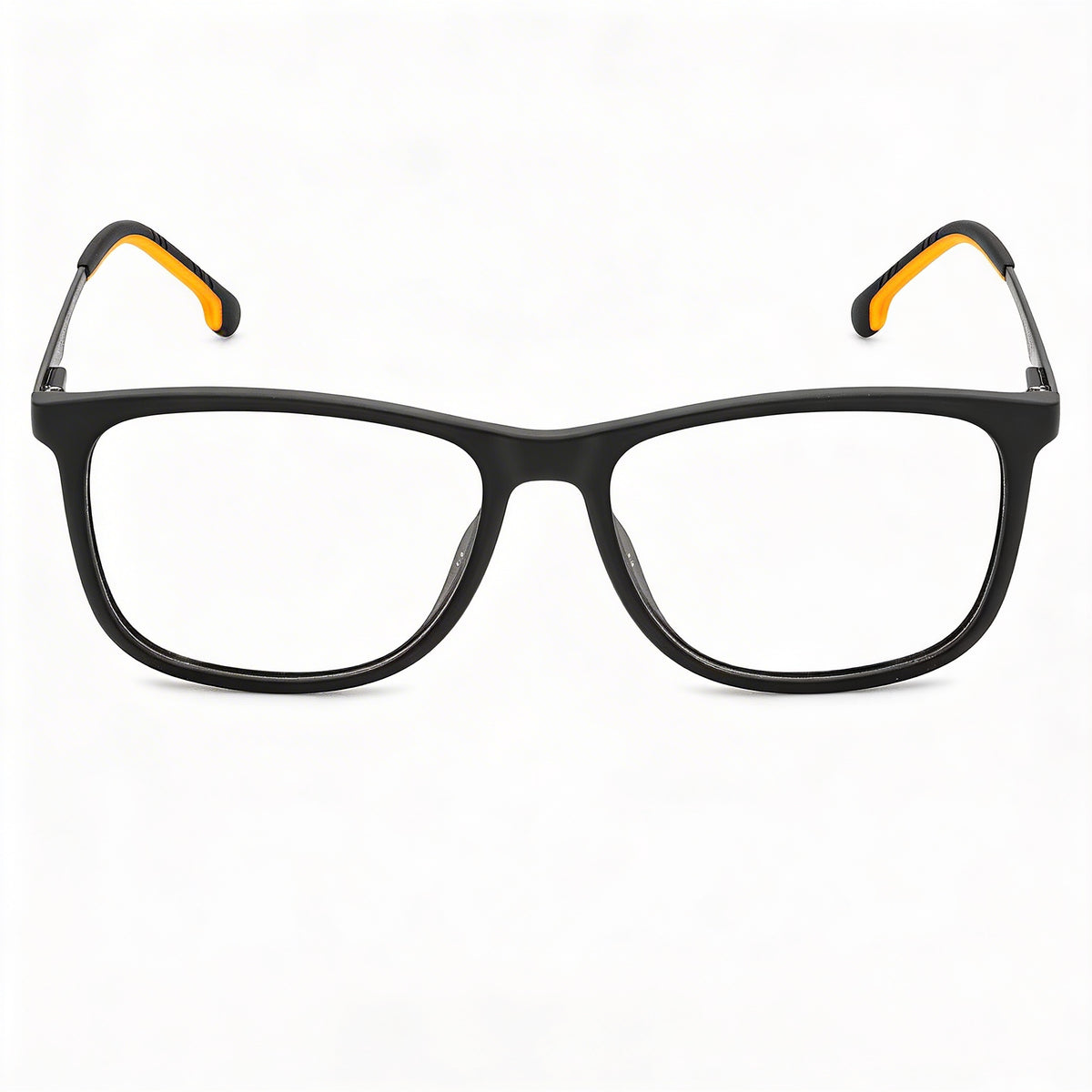 Gafas graduadas para hombre Carrera 2045t rectangulares negras y naranjas, 52 mm, Photo 2