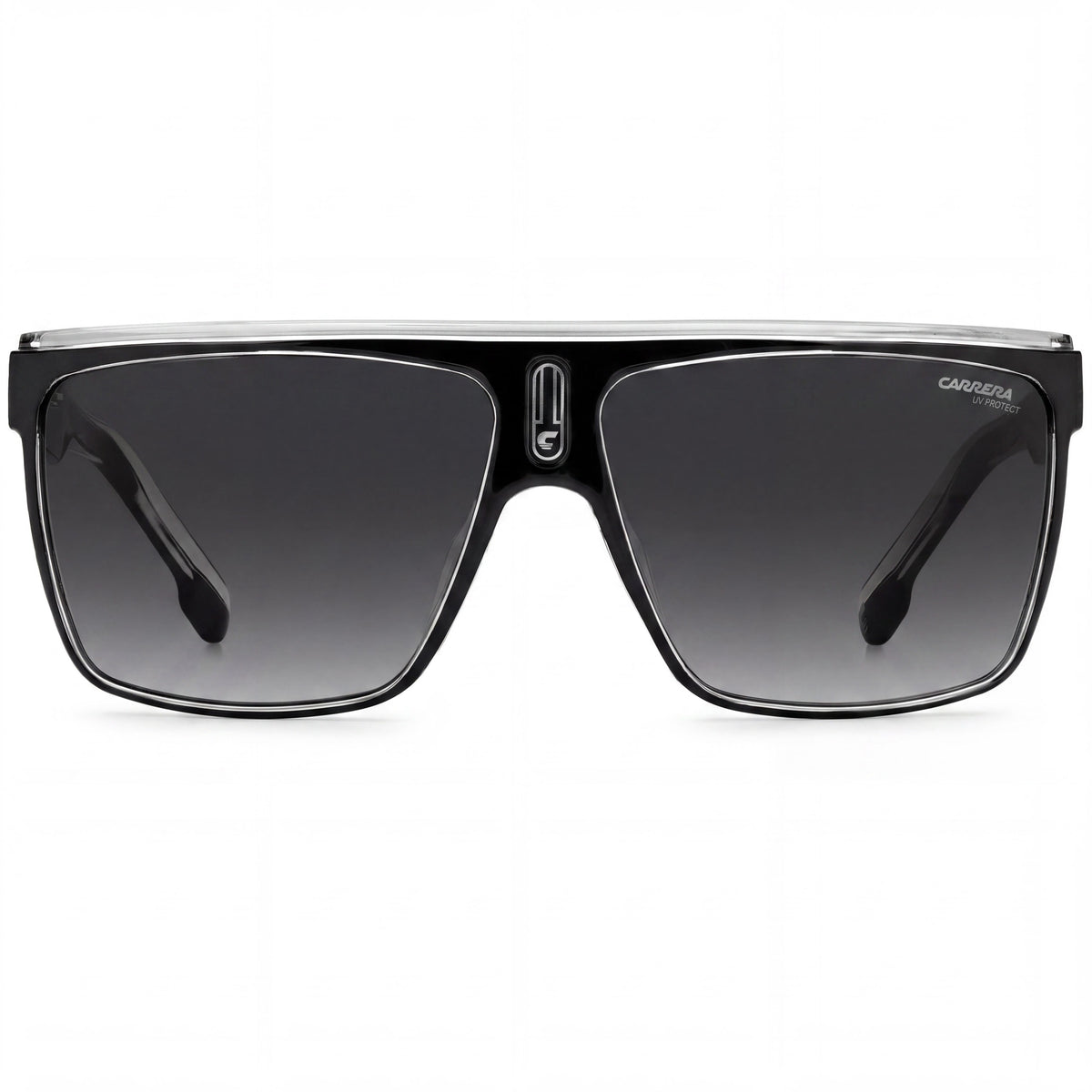 Carrera 22/N Black, White, Grey Shaded Sunglasses Unisex, 63mm, Photo 2