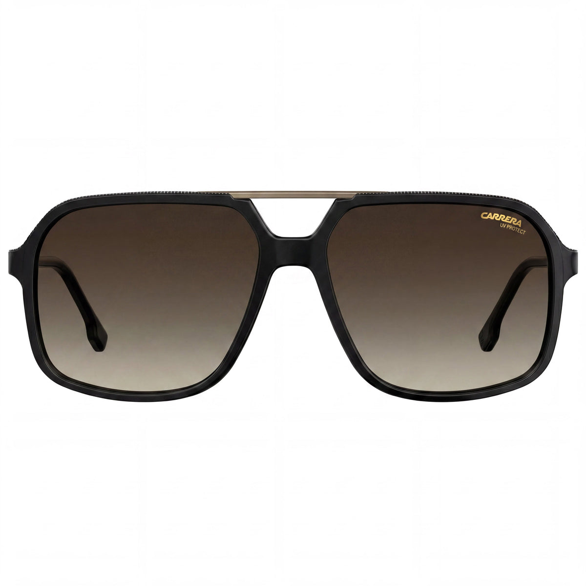 Gafas de sol aviador unisex Carrera 229/S negro y marrón degradado, 59 mm, Photo 2