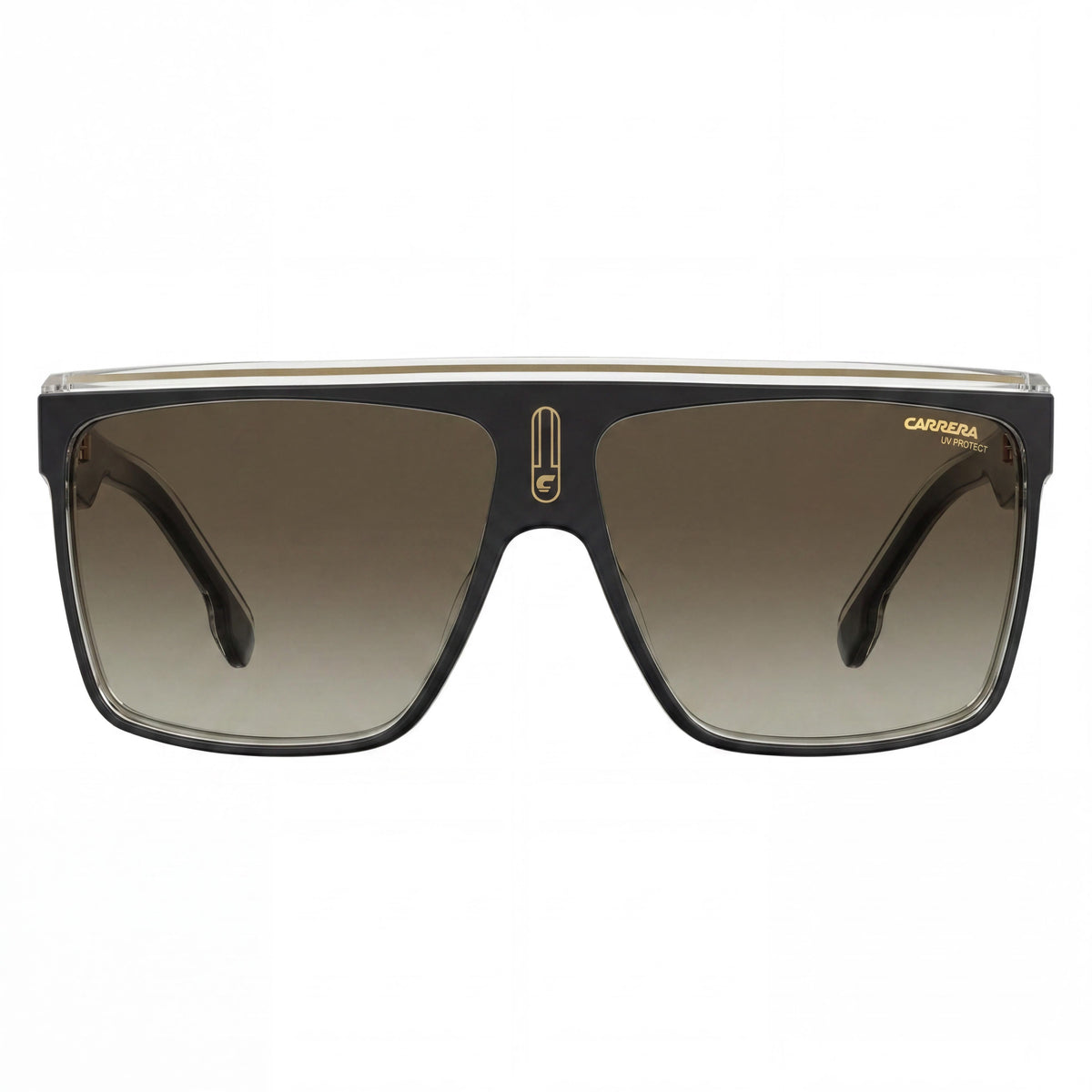 Carrera 22/N Black Rectangle Sunglasses for Men, 63mm, Photo 2