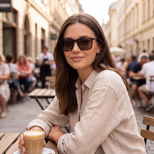 Carrera 231/S Rectangle Sunglasses Unisex — interior view, Non-Polarized lens detail