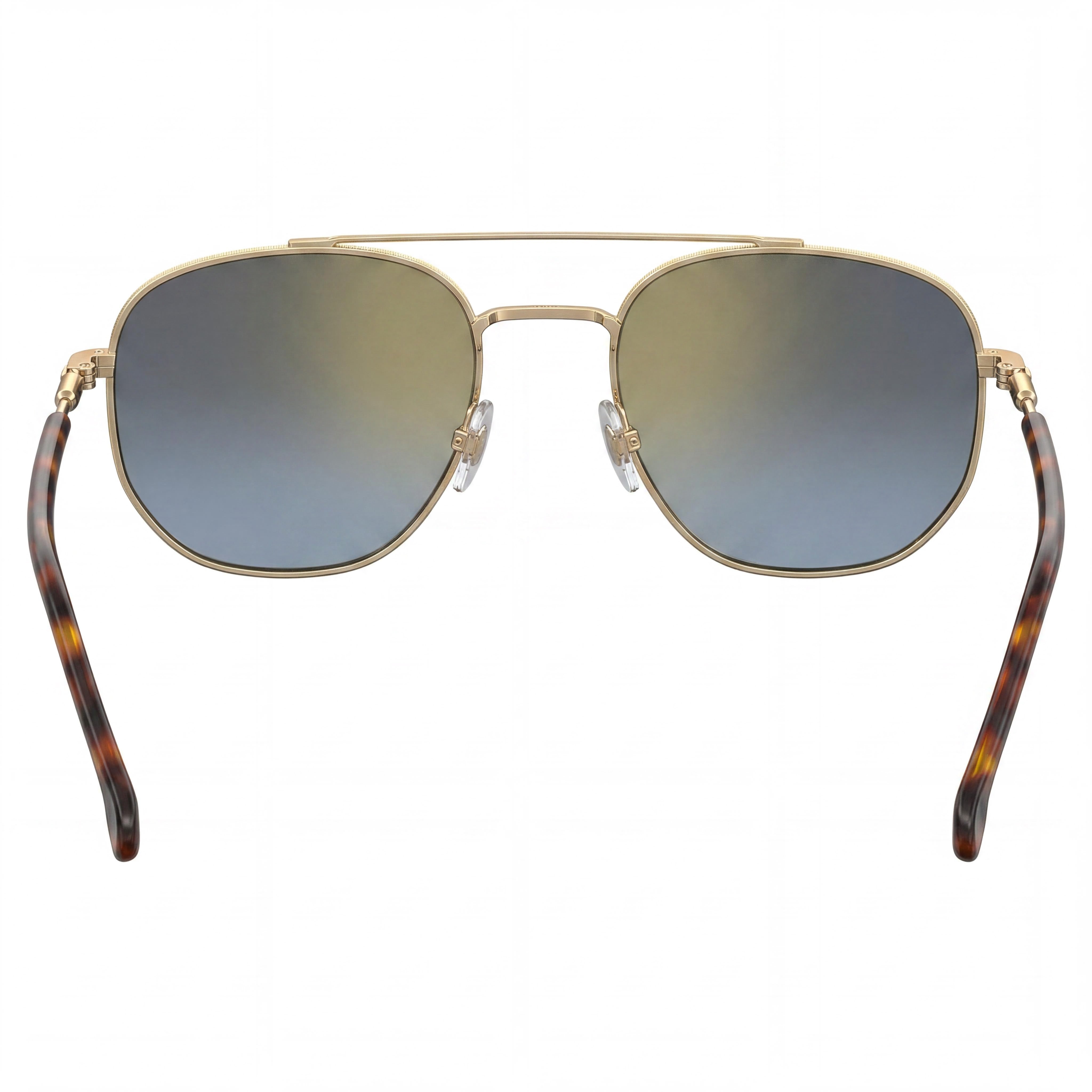 Gafas de sol unisex Carrera 236/S Gold Havana Aviator con cristales de espejo, 54mm, Photo 4