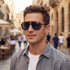 Carrera 237/S Black Sunglasses Men — outdoor wear, Grey lens
