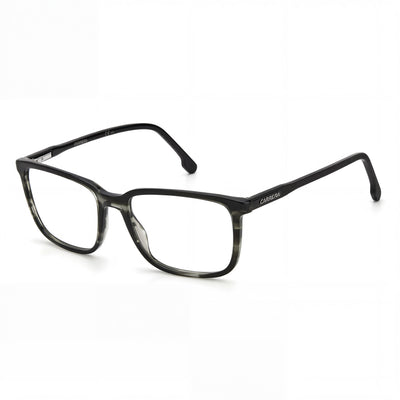 Carrera 254 Grey Horn Rectangle Eyeglasses for Unisex, Plastic frame