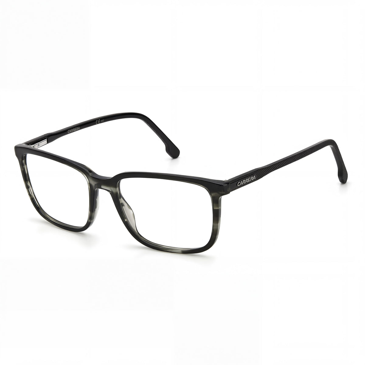 Carrera 254 Grey Horn Rectangle Eyeglasses Unisex, 56mm, Photo 1