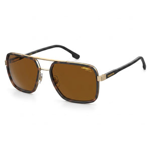 Carrera 256/S Havana Aviator Sunglasses for Men, Brown Gradient lens
