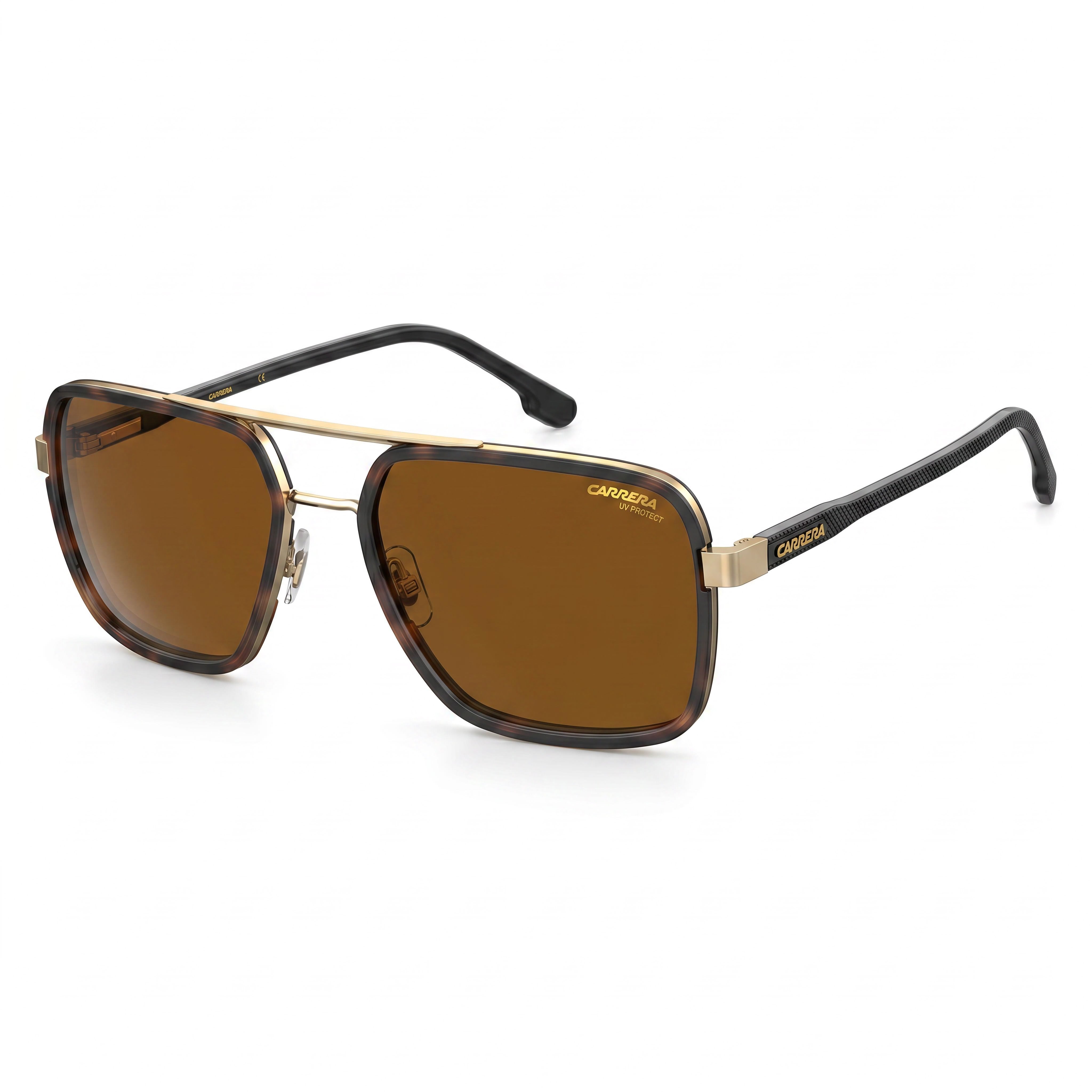 Carrera 256/S Gold Aviator Sunglasses for Men, 58mm, Photo 1