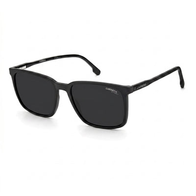 Carrera 259/S 003 Black Square Sunglasses for Men, Grey lens