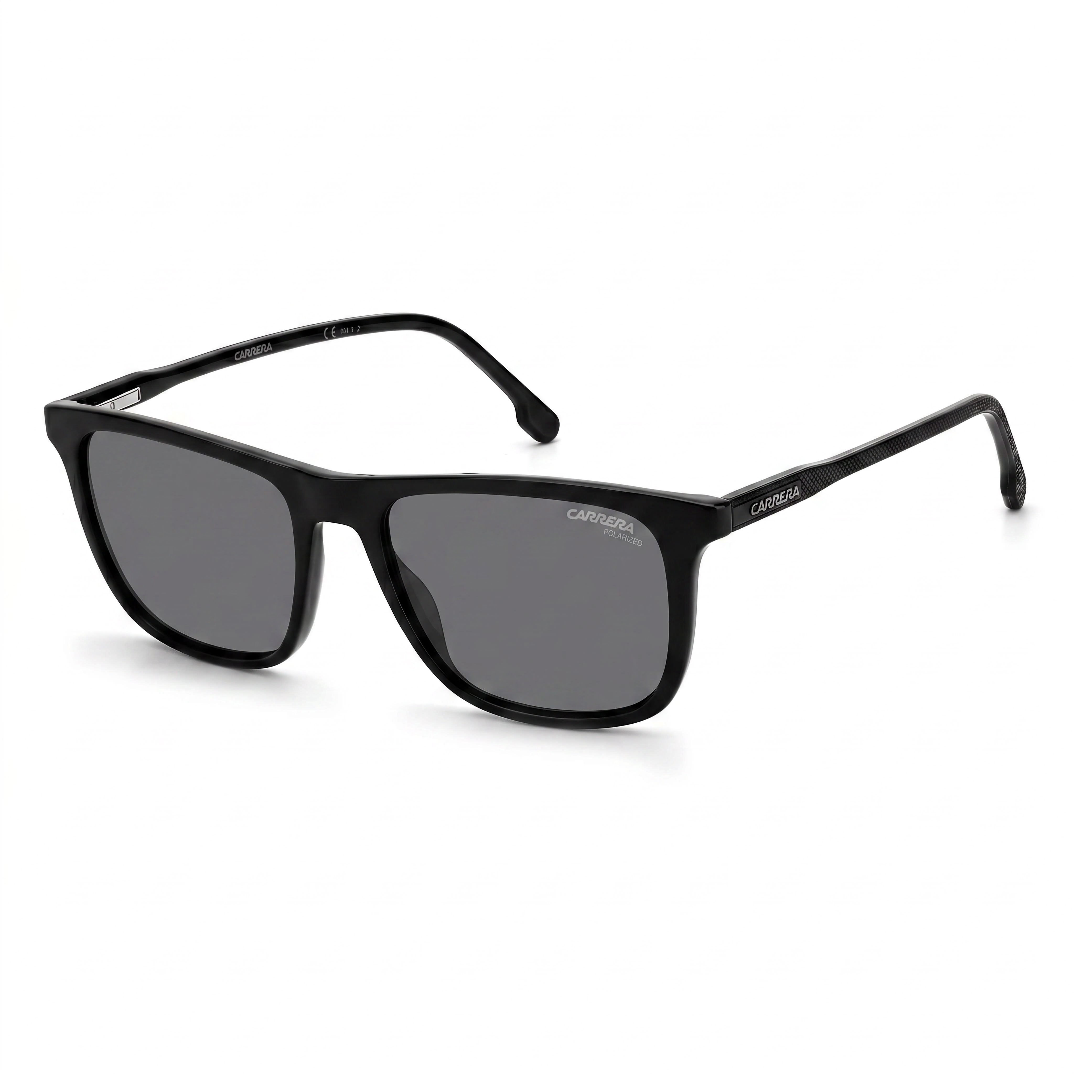 Carrera 261/S 008A M9 Black Square Polarized Sunglasses for Men, Photo 1
