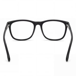 Carrera 263 Rectangle Eyeglasses Unisex — side view, Black Plastic temples