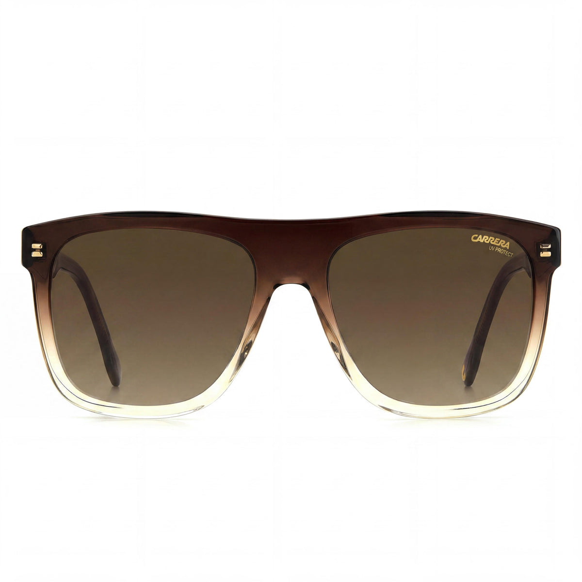 Gafas de sol unisex Carrera 267/S cuadradas transparentes en color marrón degradado, 56 mm, Photo 2