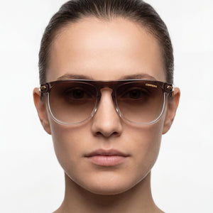 Carrera 267/S Square Sunglasses Unisex — interior view, Non-Polarized lens detail