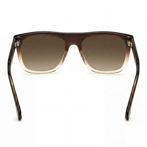 Carrera 267/S Square Sunglasses Unisex — side view, Non-Polarized Gradient Dark Brown lens