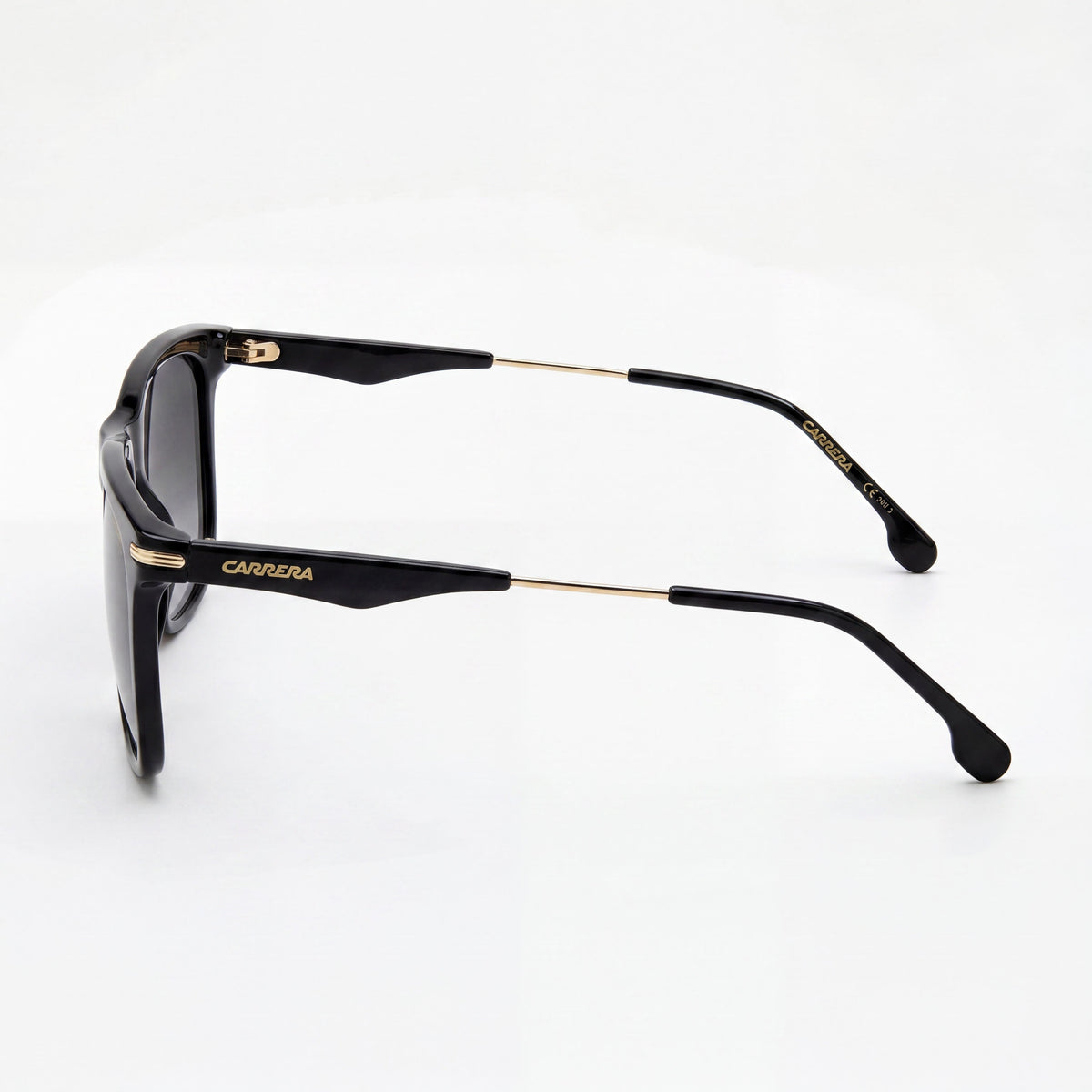 Gafas de sol Carrera 276/S cuadradas unisex, color negro y gris oscuro sombreado, 55 mm, Photo 2