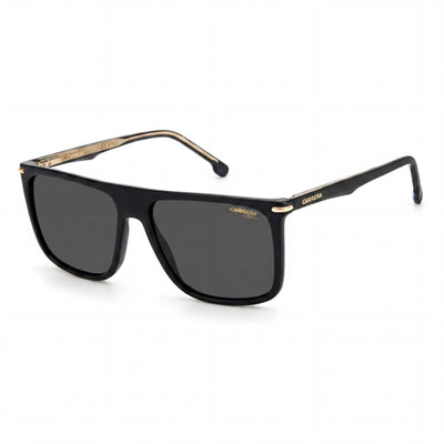 Carrera 278/S Black Rectangle Sunglasses for Men, Black Gold lens